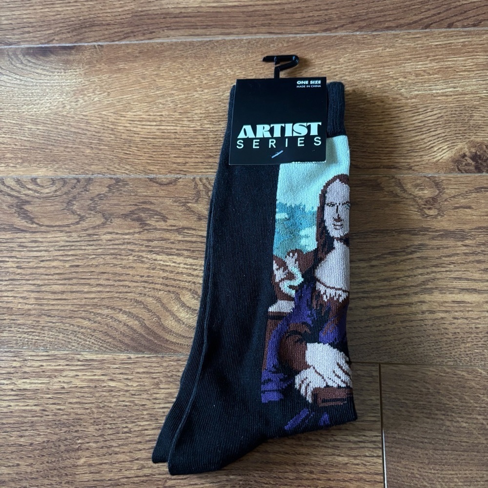 Artist Series Mona Lisa Crew Socks